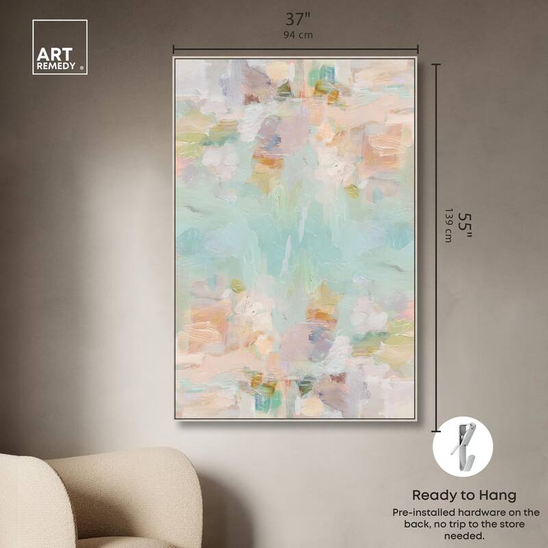 Expressive Swirls Canvas by Art Remedy