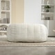 preview thumbnail 29 of 93, Chenille Bean Bag Loveseat Sofa High Back for Adults and Kids Indoor & Outdoor