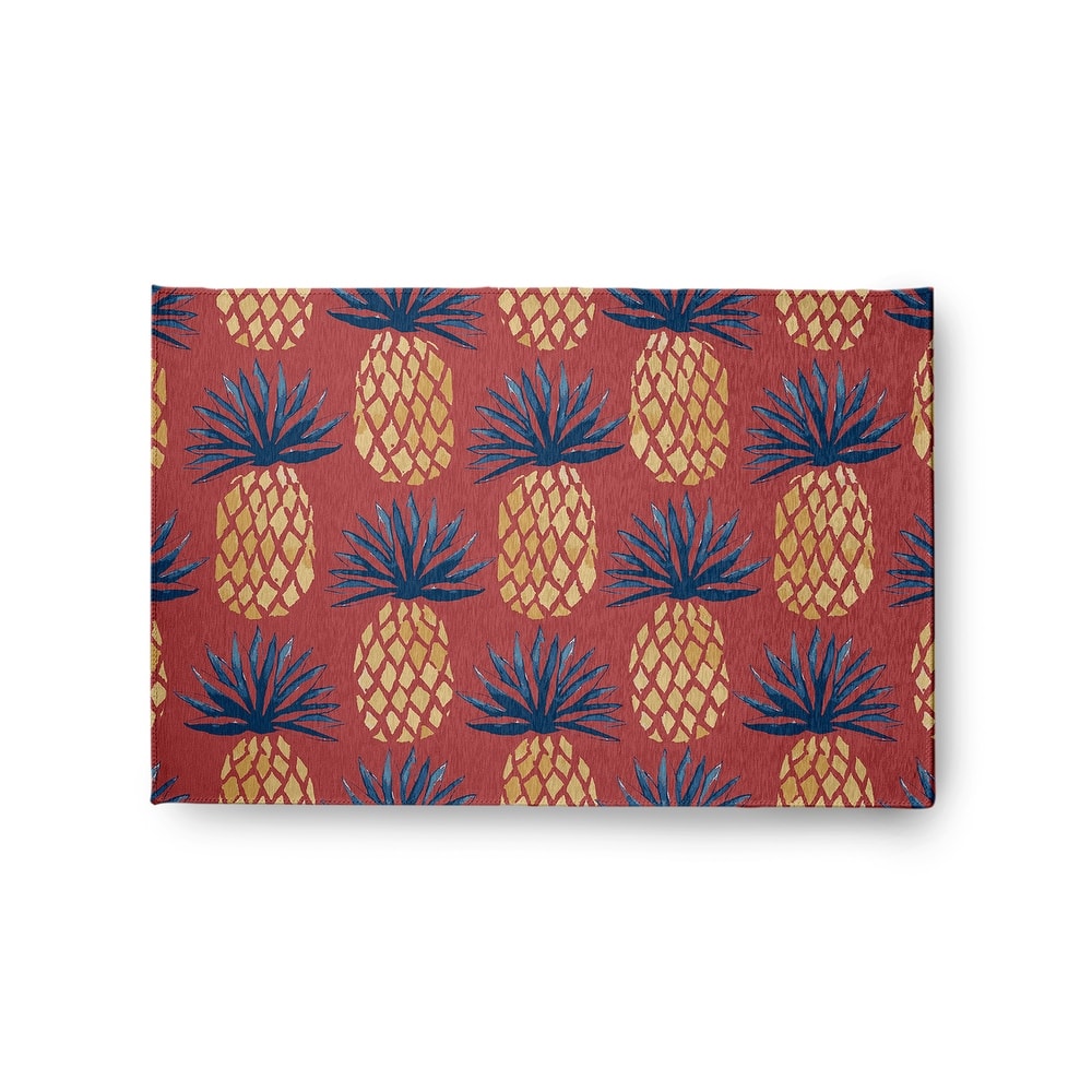 Pineapple Stripes Indoor/Outdoor Rug