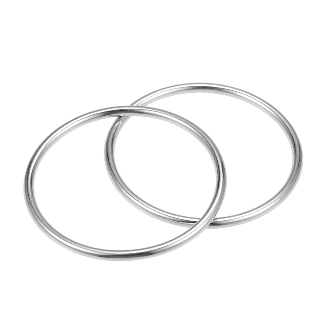 Alloy D Rings 4pcs 35mm/50mm Metal D Ring Silver D Rings for Purse Bag  Handbag Notions Webbing Strap Hardware 