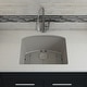 preview thumbnail 2 of 5, Lexicon Platinum 2321D Quartz Composite Single Bowl Kitchen Sink