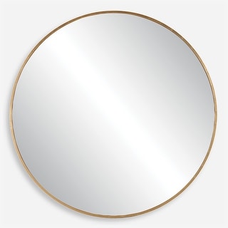 Uttermost Junius Large Gold Round Mirror - 60"W x 60"H x 1.5"D