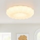 preview thumbnail 1 of 14, Blooming Peony Dimmable LED Flush-mount Nursery Ceiling Light - 18.9 in