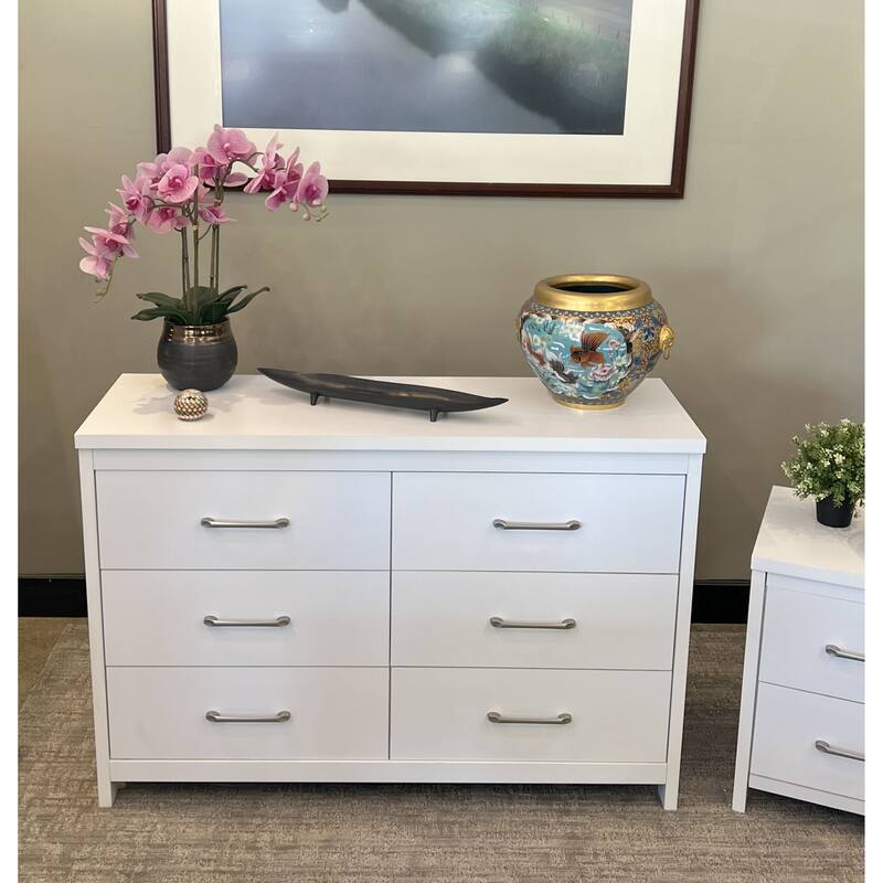 Slide Logic 6 Drawer Low Boy Dresser