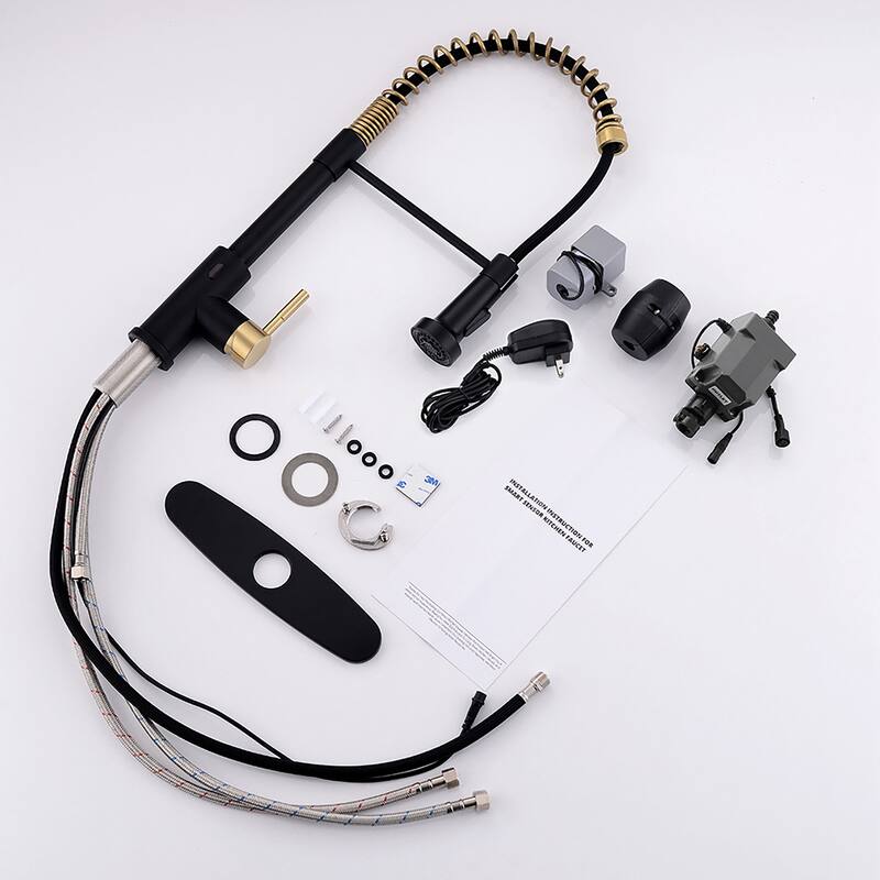 Touchless Stainless Steel 2-Function Pull-out Kitchen Sink Faucet