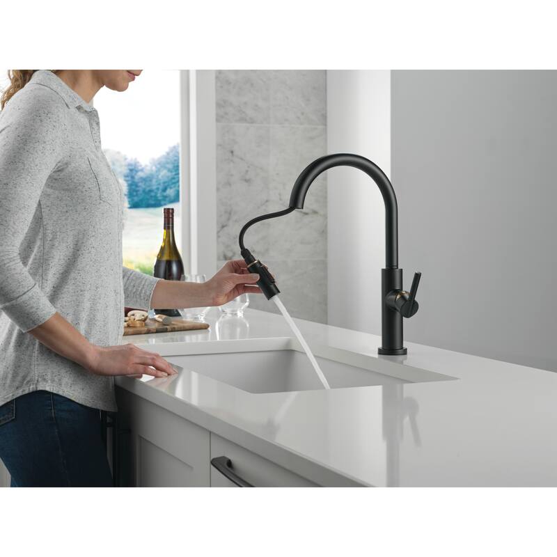 Delta 19867LF Nicoli 1.8 GPM Single Hole Pull Down Kitchen Faucet