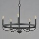 preview thumbnail 10 of 8, Maxim 14495 Frankie 5 Light 26" Wide Taper Candle Style Chandelier