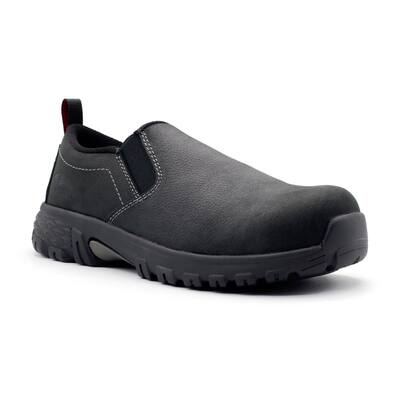 Fsi Footwear Specialties International Nautilus Avenger Mens Flight SlipOn Composite Toe Esd Work Shoe Black A7036