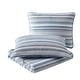 preview thumbnail 5 of 11, Nautica Jettison Horizontal Stripes Reversible Cotton Quilt (Blue, 3 Piece Set)