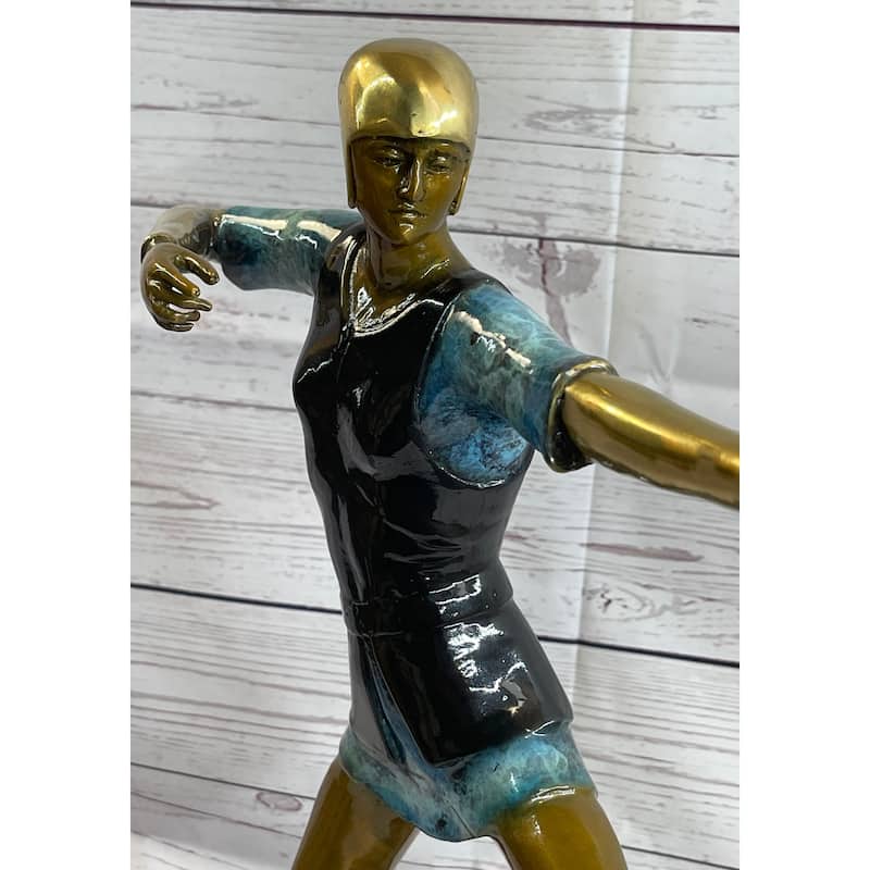 Robin Hood Medieval English British Archer Longbow Bronze Statue Sculpture Signed Ltd Edition