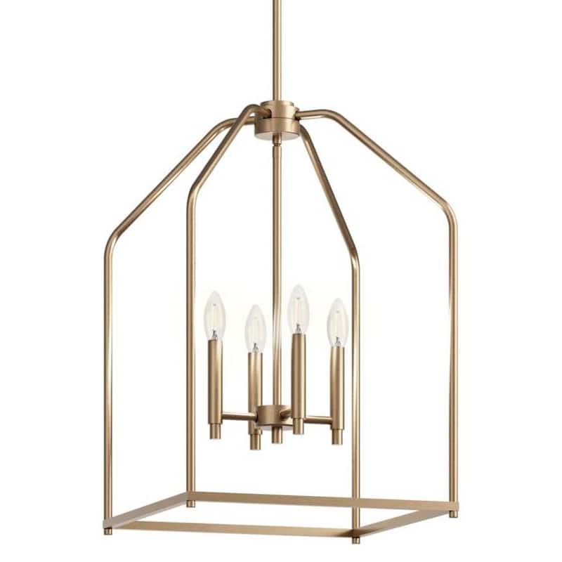 Kichler 52722 Madden 4 Light 16" Wide Taper Candle Pendant - Champagne Bronze