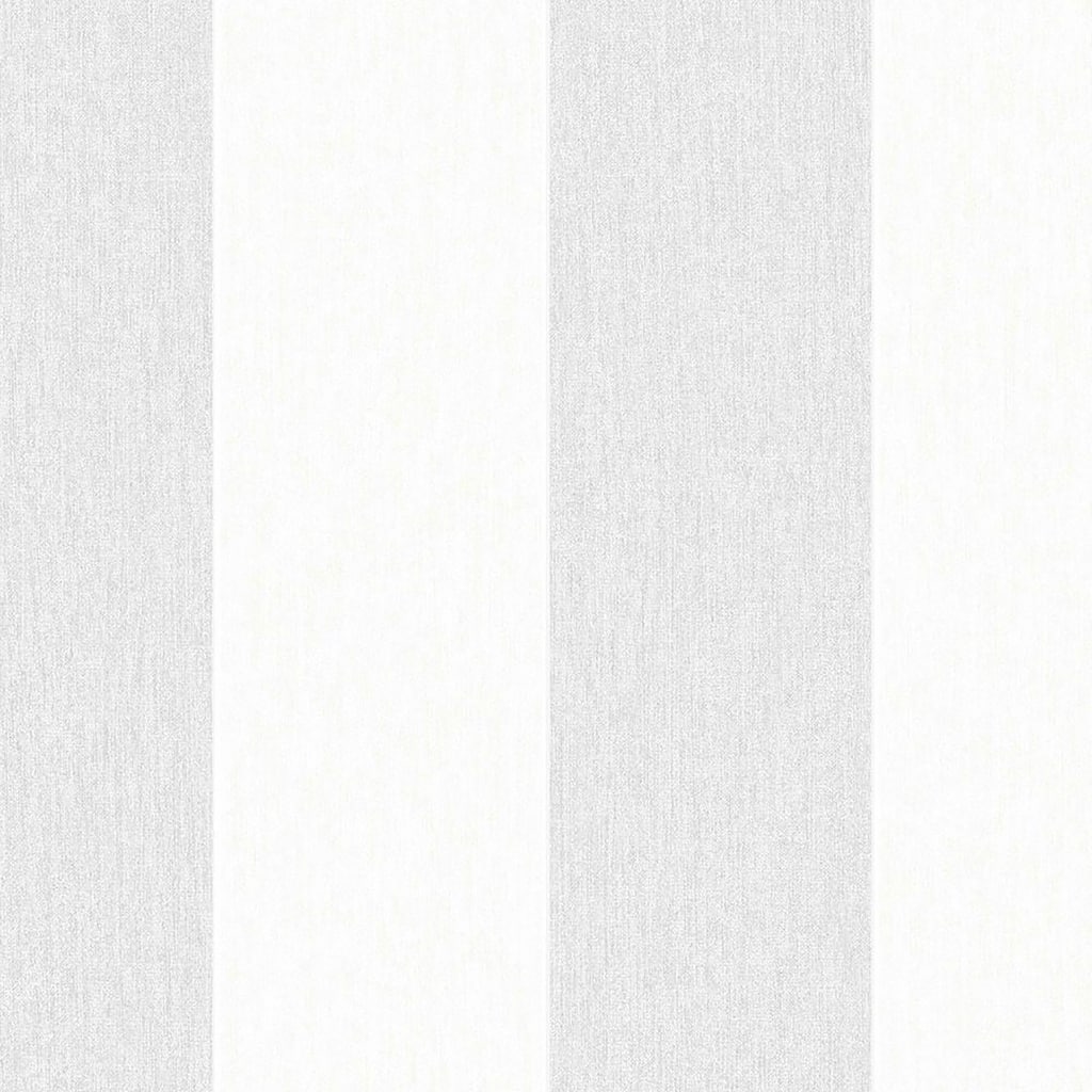 Calico Stripe Gray Wallpaper
