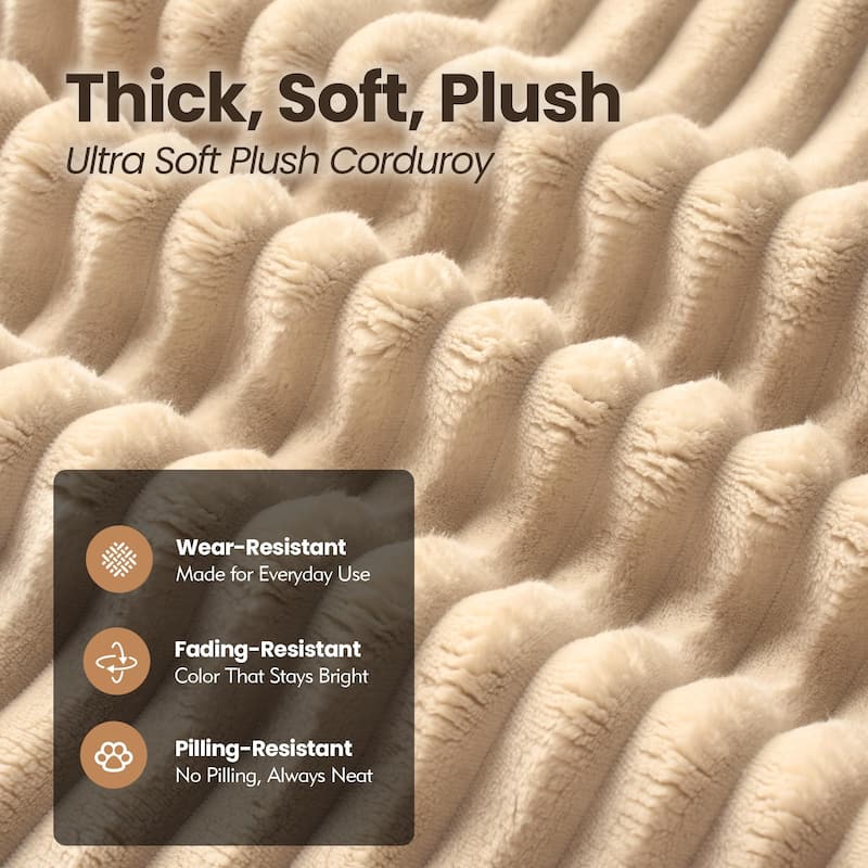 OVIOS Supreme Soft Fluffy Loveseat Sleeper Sofa