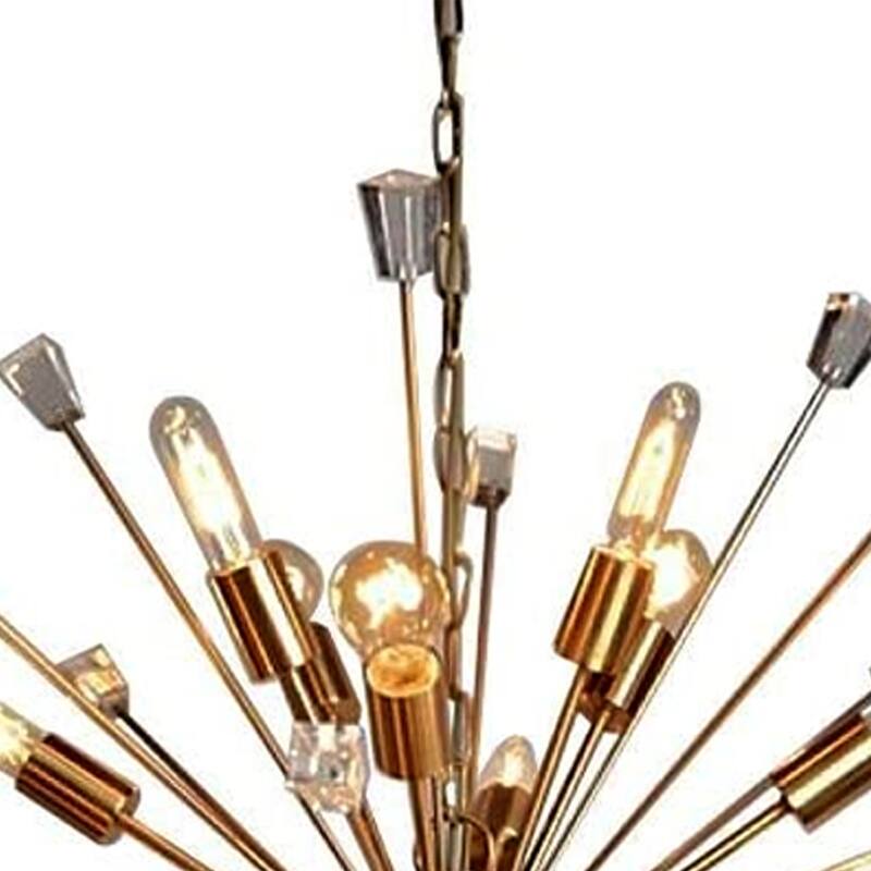 24 Light Chandelier in Gold finish Bed Bath & Beyond 34813137