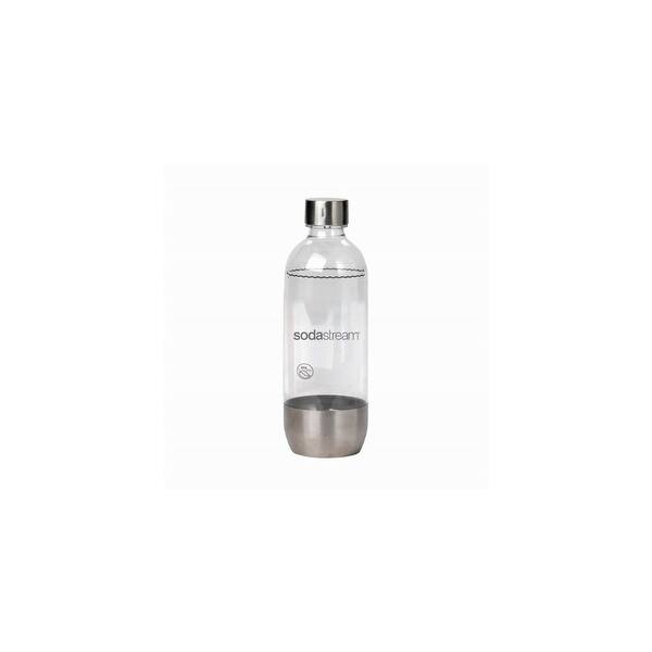SodaStream Stainless Steel Source 1 Liter Carbonating Bottles Hand Wash Only (2 Pack) Bed