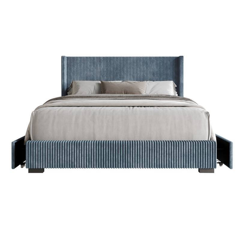 Rochester Upholstered Storage Platform Bed
