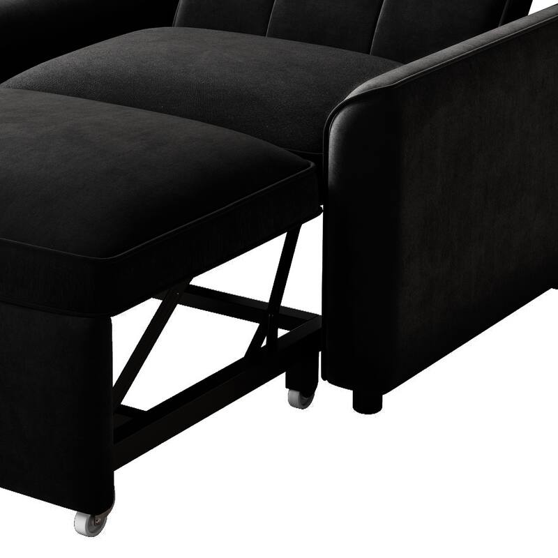 Moasis 3-in-1 Adjustable Sleeper Sofa Bed, Pull Out Chair Sofa for Living Room