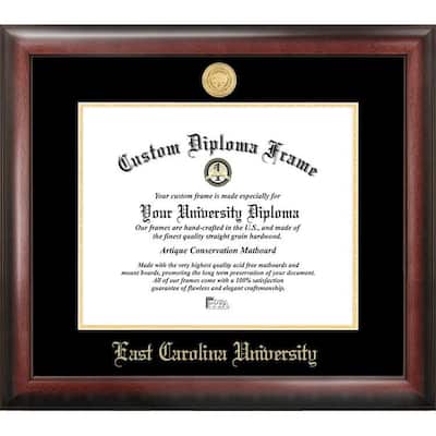 East Carolina University 14w x 11h Gold Embossed Diploma Frame