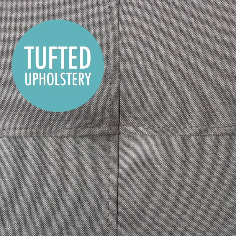 Madison Upholstered LED-lit Platform Bed Frame