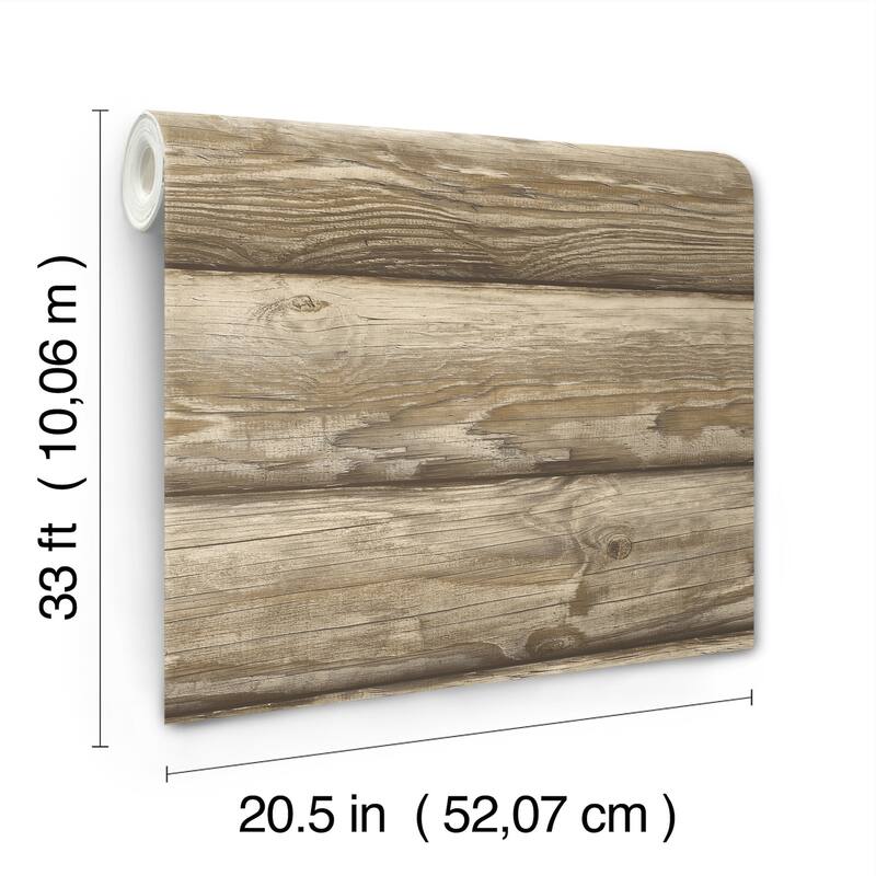 Bunkhouse Light Brown Wallpaper