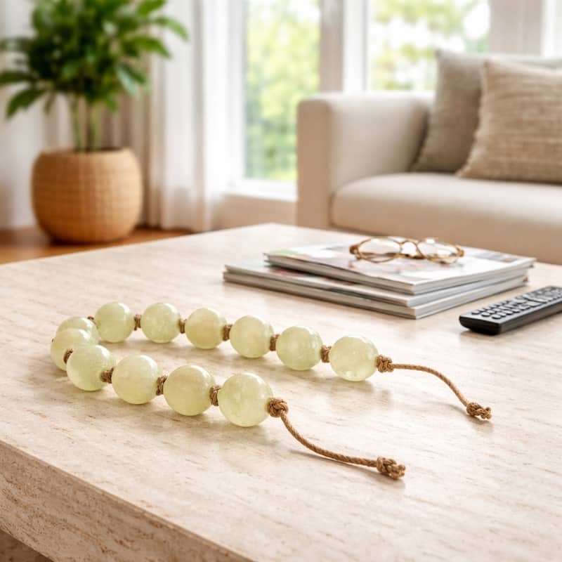 Decorative Glass Beaded Garland with Tassels - 48" - 48.0"