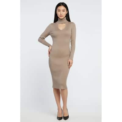 DKNY Midi Sweater Dress