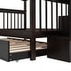 preview thumbnail 45 of 43, Full-Over-Full Solid Wood Bunk Bed with Twin Trundle