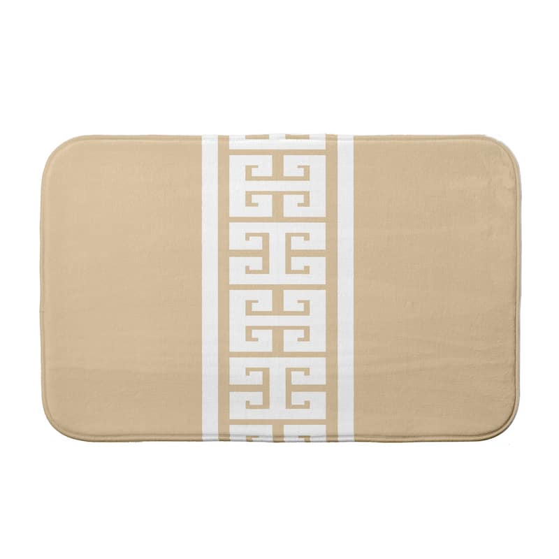 Key Stripe Bath Mat - 17 x 24 - Taupe