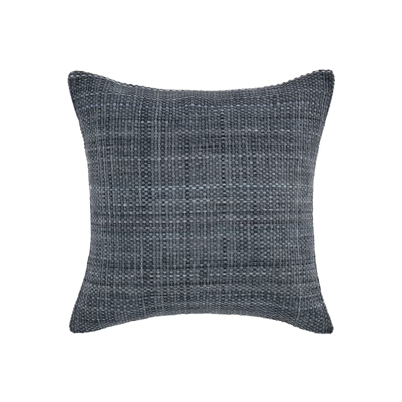 Villa by Classic Home Bassinet 18" Genuine Suede Leather Throw Pillow