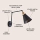 preview thumbnail 35 of 43, Elliot 7" Adjustable Arm Metal LED Wall Sconce, Chrome by JONATHAN Y
