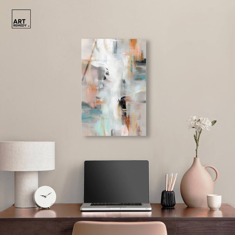 Gilded Mist Acrylic by Art Remedy, Ready to Hang