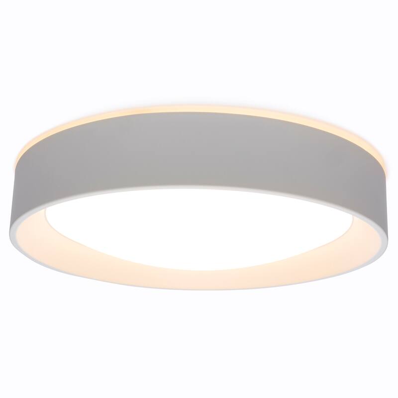 Selene 13 Inch LED Flush Mount CCT Selectable White Finish