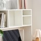 preview thumbnail 7 of 7, Cube White Wood Desk Bookshelf by DormCo