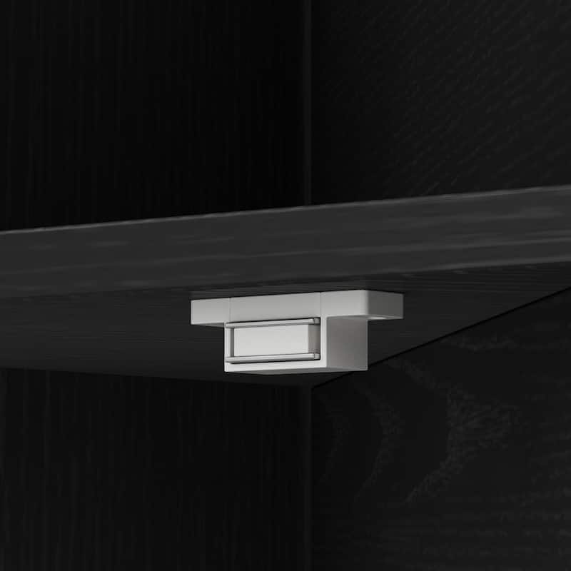 Corner TV Stands for TVs up to 55'', Media Console Table with Adjustable Shelves