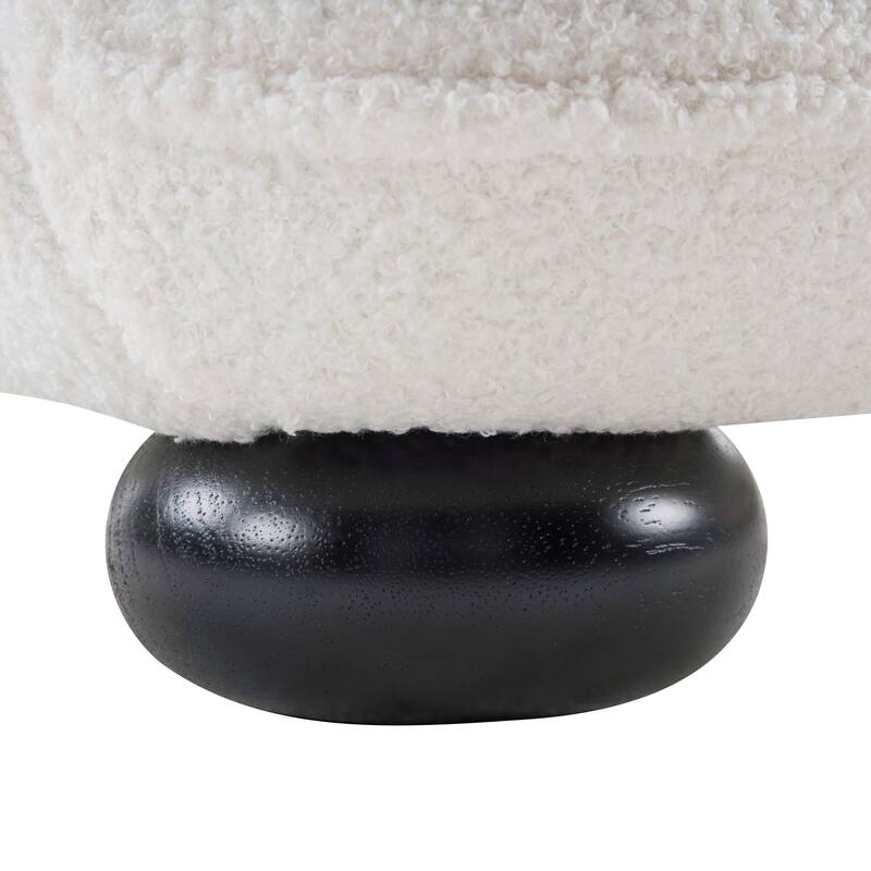 Christopher Knight Home - Lunara Modern Teddy Fleece Upholstered Platform Bed Frame with Split Headboard, Heavy-Duty Support