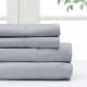 preview thumbnail 24 of 27, Pointehaven Microfiber Printed and Solid Luxury sized Sheet Set Full - Grey