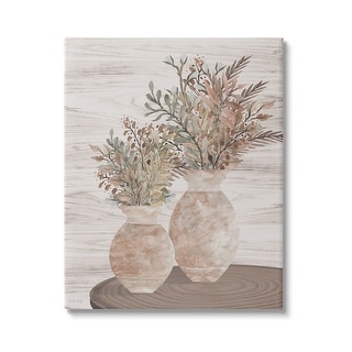 Stupell Modern Farmhouse Blooms Canvas Wall Art Design by Cindy Jacobs ...