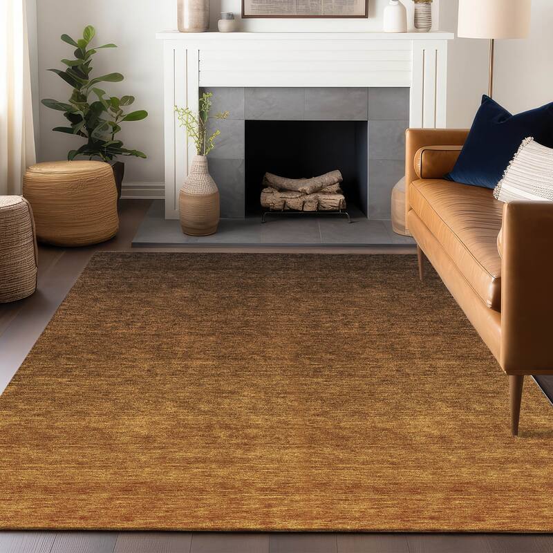 Premium Washable Super Soft Solid Ombre Mayfield Rug