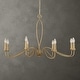 preview thumbnail 2 of 10, Uttermost Corella 8 Light Chandelier - 40"W x 40"D x 23"H
