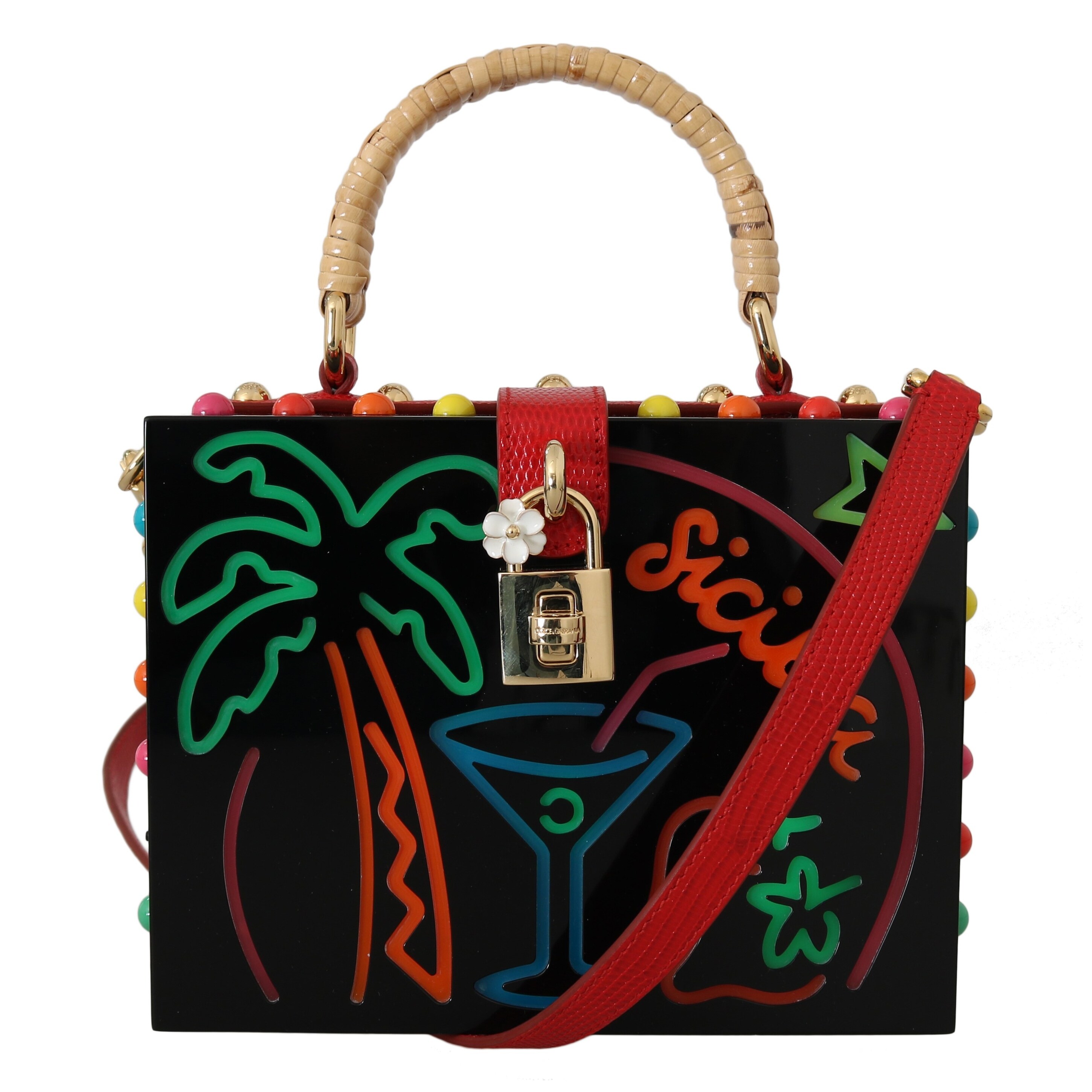 dolce and gabbana black purse