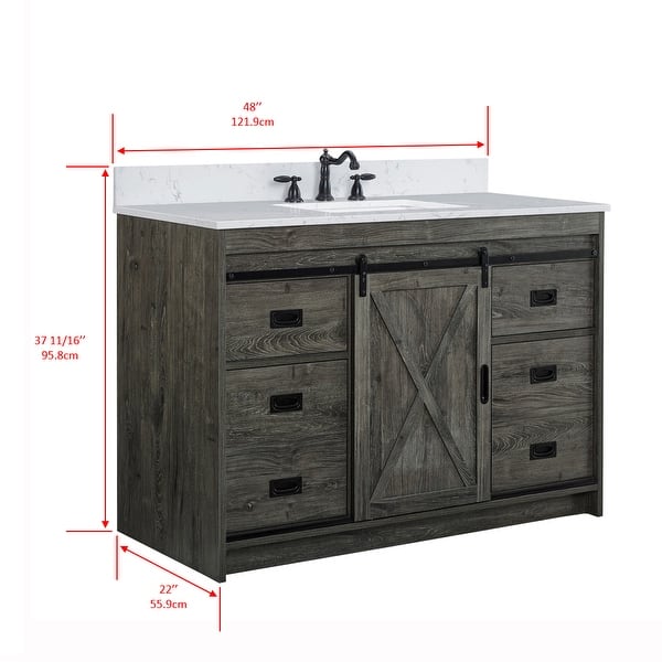 dimension image slide 0 of 2, Sudio Design Bathroom Vanity Rafter Collection