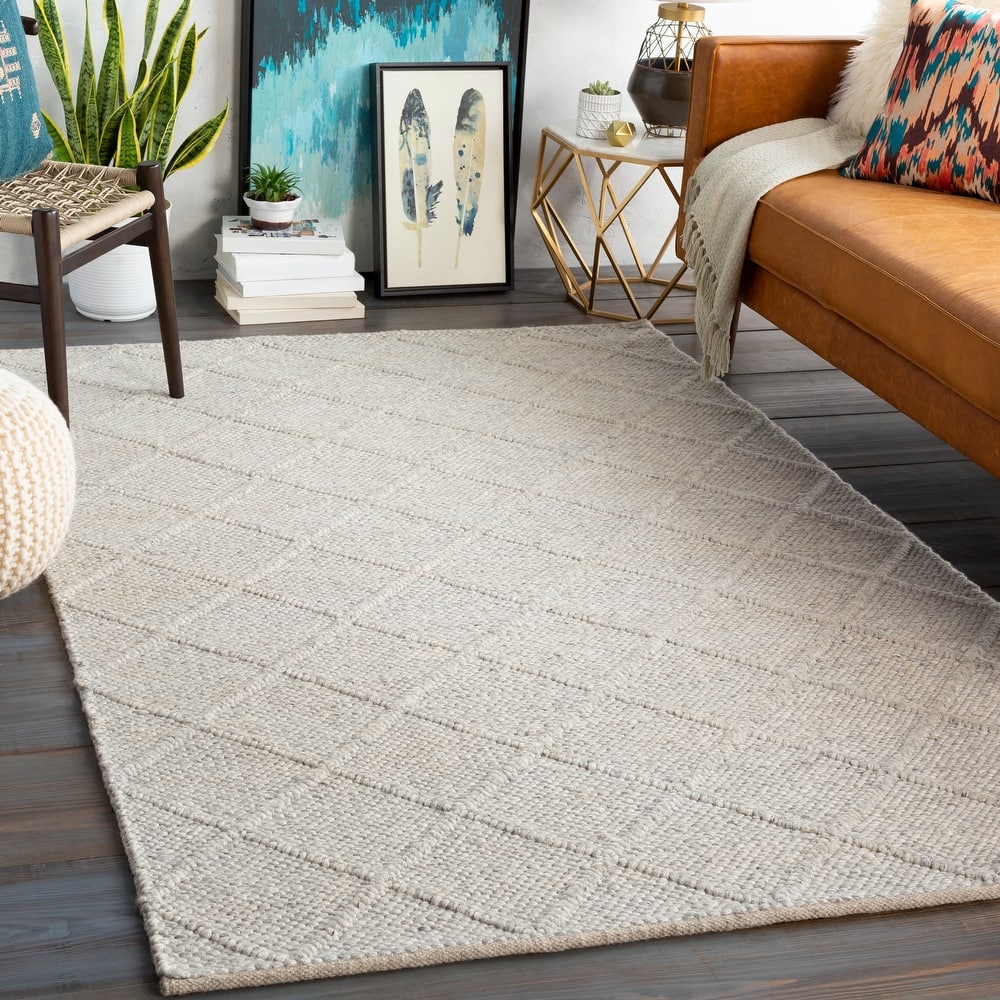 Surya Taxnas Handmade Wool Blend Nordic Area Rug