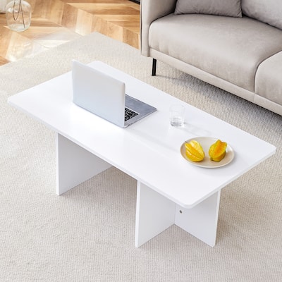 44.8" Modern Rectangular Coffee Table for Living room, Bedroom and Study Rooms