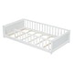 preview thumbnail 33 of 45, Twin Size Wood Floor Platform Bed with Built-in Book Storage Rack