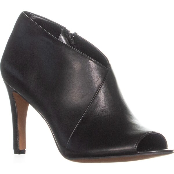 franco sarto open toe booties