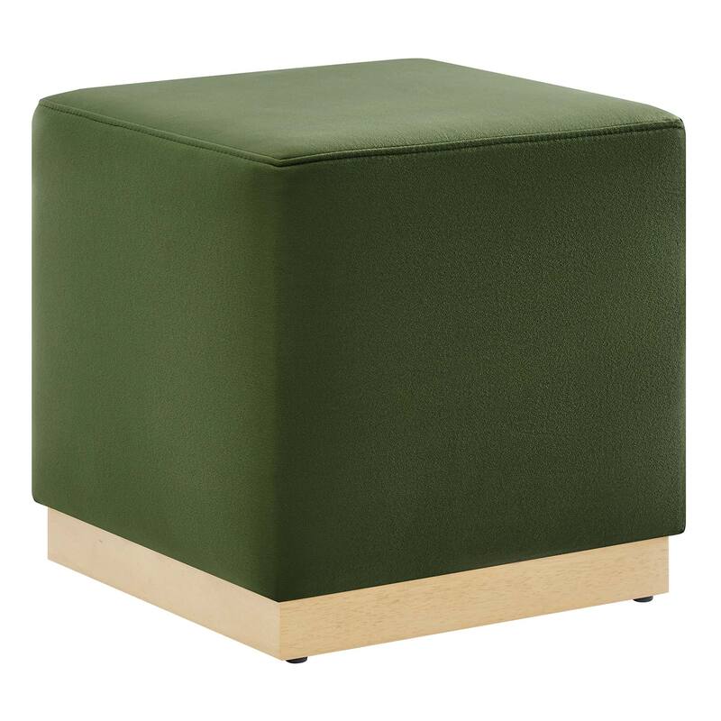 Tilden 17"/28" Square Performance Velvet Upholstered Ottoman
