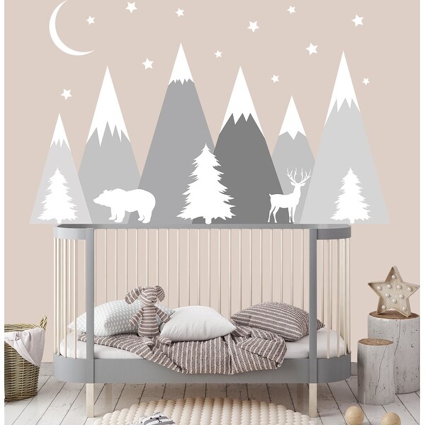 nursery mountain wall