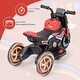 preview thumbnail 11 of 32, 6V Battery Powered Motorbike with Detachable Training Wheels for Kids - 29" x 15" x 19"