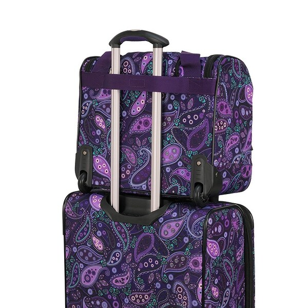 ricardo purple paisley luggage