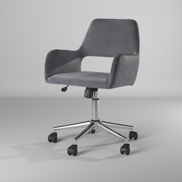 Porch & Den Sabrina Velvet Home Office Swivel Chair. Opens flyout.